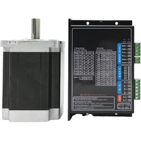 Nema34 Stepper Motor Driver Power Kit 86mm 2PH 6A 14mm Shaft 4.5/8.5/12NM Motor 400W Power Supply(Only Drive,12Nm Stepper Motor)