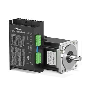 Nema34 86HS156mm Stepper Motor Driver Kit 12.5NM DC48-80V/AC36-60V + Driver DM860H/MA860H(86x156 Motor DM860H)
