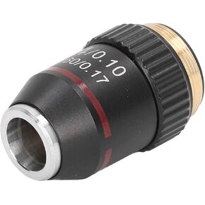 Achromatic Microscope Objective High Magnification Lens RMS 4X Durable Study Work Research Bright Clear Image