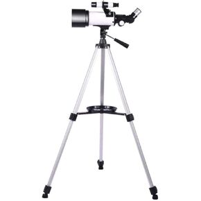 Telescope 400/70mm Refractor Telescope 150X HD Lens Monocular Telescope with Tripod and Finder Scope for Beginners Sky Astronomical Telescope