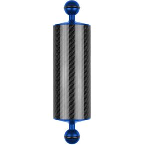 Underwater Camera Buoyancy Arm, Carbon Fiber Ball Head Lamp Mount, SLR Camera Waterproof Housing Accessory (Black, 12 inches)