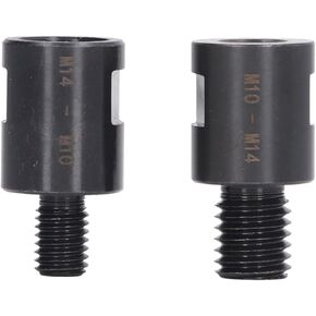 JADESHAY 2PCS محولات بتات الحفر ، M10 إلى M14 و M14 إلى M10 محول محول محول محول محول محول الزاوية لمحول زاوية فتحة فتح