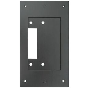 Aphone Corporation JK-MB Mullion Bracket for JK-DV أو JF-DV أو JO-DV ، الألومنيوم ، 6-13/16 "× 3-7/8" × 3/16 "، أسود
