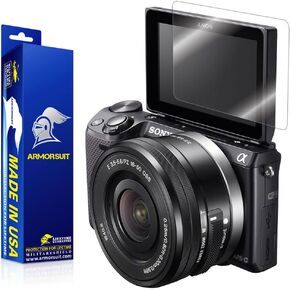 ArmorSuit Sony NEX-5T/5TL/5R Camera Screen Protector Full Coverage MilitaryShield Screen Protector for Sony NEX-5T/5TL/5R - HD Clear Anti-Bubble Film