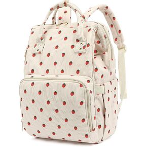 Corduroy Diaper Bag Backpack for Baby Girls Boys, Women Large Nappy Bags for Mom (Pink Corduroy Leopard)
