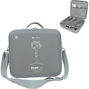 RS 4 Mini Carrying Case, Waterproof Portable Storage Shoulder Bag Carry Suitcase Compatible with DJI Ronin RS4 Mini Gimbal Stabilizer Combo Accessories