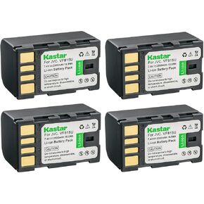 Kastar BN-VF815 Battery 1-Pack Replacement for JVC BN-VF808 BN-VF808U BN-VF815 BN-VF815U BN-VF823 BN-VF823U BN-VF915 BN-VF915U BN-VF923 BN-VF923U Battery, JVC GZ-MS130AUS GZ-MS130B Camera