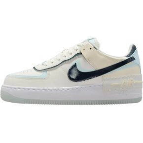 Nike Air Force 1 Shadow Women's Shoes (DZ1847-107, Sail/Glacier Blue/Coconut Milk/Armory Navy) Size 11