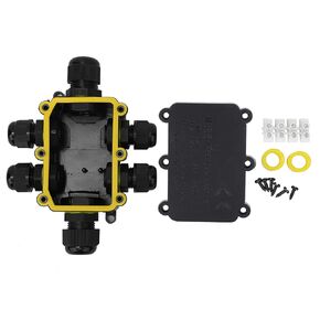 IP68 Junction Box M686 LED Underwater Light Cable Connector 5-9mm/9-12mm Sealing Ring 450VAC 24A T100 UL94V-2 (4 Way)