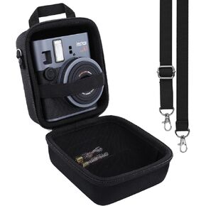 co2CREA Protective Hard Case for Fujifilm Instax Mini 41/40 Instant Camera, Travel Storage Bag with Strap & Mesh Pocket, Fits Fujifilm Instax Mini 41 Bundle & Accessories (Case Only)