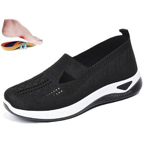 2024 New Orthopedic Shoes for Women, Women's Woven Breathable Soft Sole Shoes