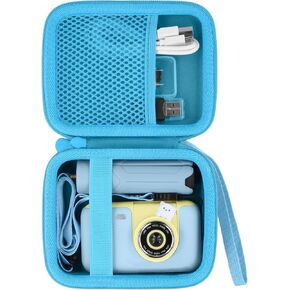 Kids Camera Case for Fretrecy/PURULU/Makolle/teslahero Kids Camera Toy,Storage case can holder for tripod and camera accessories,Pink Case