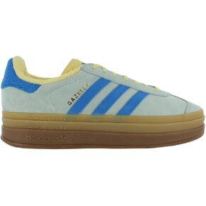 adidas Gazelle Bold Womens Shoes Size 11, Color: Grey/Blue/Yellow-Grey