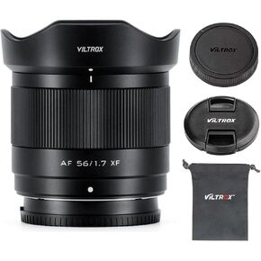 VILTROX 56mm f/1.7 F1.7 APS-C Auto Focus Lens for Fujifilm X-Mount Camera,Large Aperture Camera Lens for Fuji X-Pro2 X-Pro3 X-S10 X-T5 X-T30 XT30II X-T100 X-T200 X-H2 X-H2S X-A5 X-A7 X-E2S X-E3 X-E4