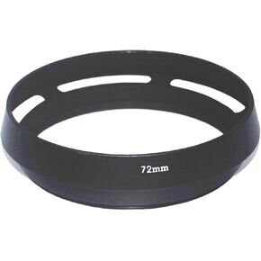 10pcs/lot 72mm 77mm Black Vented Curved Metal Camera Lens Hood for Leica M for Pentax for Sony for Olympus for Canon for Nikon(77mm)