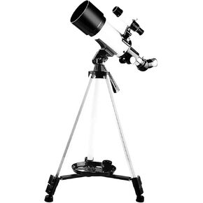 Refractor Astronomy Telescope for Kids &Amp; Beginners 70Mm Aperture Astronomical Refractor Telescope with Finder Scope and Tripod Monocular Lunar Observation Telescope