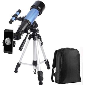 Astronomy telescopes Fully Coated Lens Low Light Night Vision Waterproof HD with Smartphone Adapter Backpack and Moon Filter