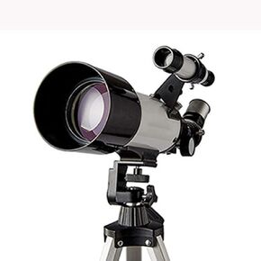 Astronomical Telescope for Beginners Refractor Telescope for Kids and Adults with Tripod Observing Moon and Scenery Binoculars (Color : Black) (White) in Kuwait