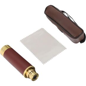 NUOBESTY 1 Set Retro Pirate Telescope Handheld Telescope for Includes Storage Bag Sturdy Design for Lasting Use and Comfortable Viewing