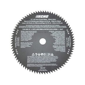 Echo & SHINDAIWA Genuine 69500121431 10" 80-Tooth Brush Blade 25MM New OEM Replaces 69501001232, 69500121430 Factory Package