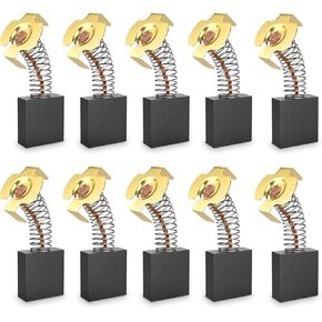 Carbon Splash Set N039389 N558583 N408735 622437-00 Motor Brush Replacement – Compatible with DeWalt Chop Saw D28700 D28715 GR871 – Includes 10PCS (5 Pairs), Smooth Running, 0.67" Size