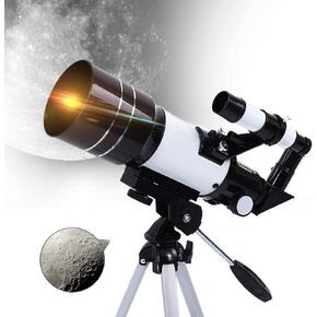 Binoculars 70Mm Portable Astronomical Telescope with Tripod Finder Scope +Moon Filter for Kids Beginners Fully Multi-Coated Optics Astronomy Refractor Travel Watching Moon Stars