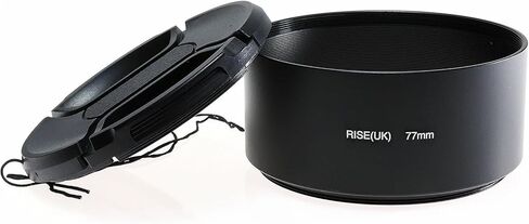 49/52/55/58/62/67/72/77mm Lens Hood Metal Telephoto Tele-Lens Long Focus Filter Thread Camera Metal Screw Hood Accessories(77mm) in Kuwait