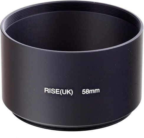 49/52/55/58/62/67/72/77mm Lens Hood Metal Telephoto Tele-Lens Long Focus Filter Thread Camera Metal Screw Hood Accessories(77mm) in Kuwait