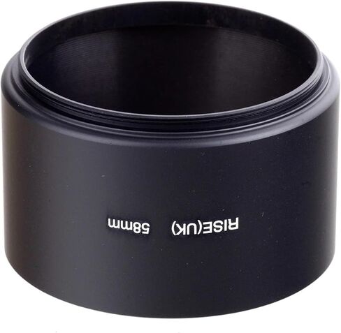 49/52/55/58/62/67/72/77mm Lens Hood Metal Telephoto Tele-Lens Long Focus Filter Thread Camera Metal Screw Hood Accessories(77mm) in Kuwait