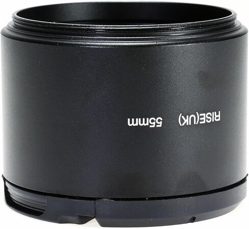 49/52/55/58/62/67/72/77mm Lens Hood Metal Telephoto Tele-Lens Long Focus Filter Thread Camera Metal Screw Hood Accessories(77mm) in Kuwait