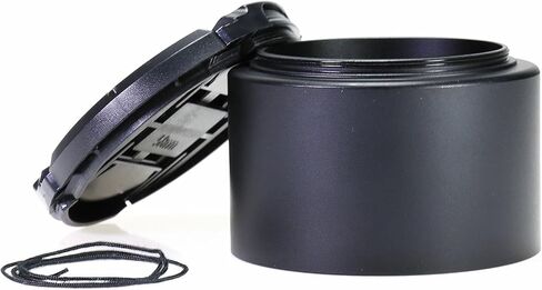 49/52/55/58/62/67/72/77mm Lens Hood Metal Telephoto Tele-Lens Long Focus Filter Thread Camera Metal Screw Hood Accessories(77mm) in Kuwait