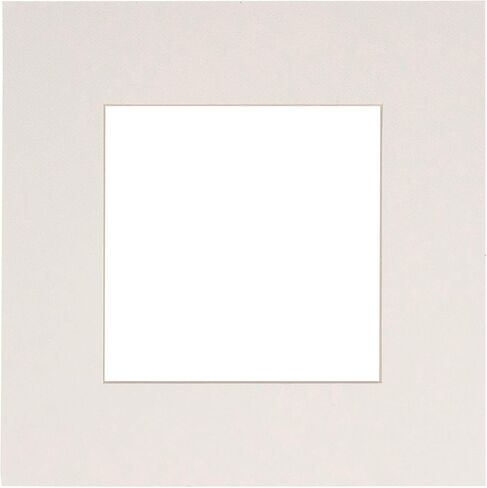 CountryArtHouse White Acid Free 32x32 Square Picture Frame Mat with White Core Bevel Cut for 28x28 Pictures - Fits 32x32 Frame - Pack of 1 Matboard in Saudi Arabia