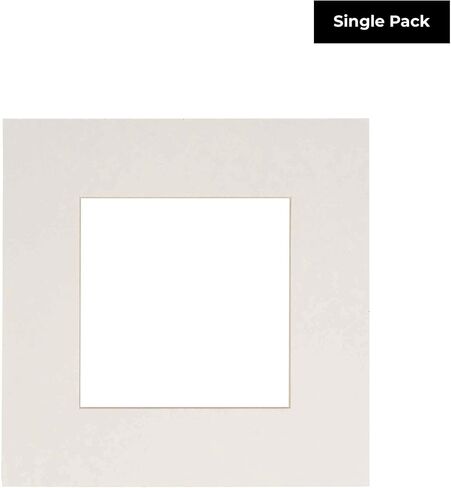 CountryArtHouse White Acid Free 32x32 Square Picture Frame Mat with White Core Bevel Cut for 28x28 Pictures - Fits 32x32 Frame - Pack of 1 Matboard in Saudi Arabia