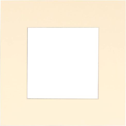 CountryArtHouse White Acid Free 32x32 Square Picture Frame Mat with White Core Bevel Cut for 28x28 Pictures - Fits 32x32 Frame - Pack of 1 Matboard in Saudi Arabia