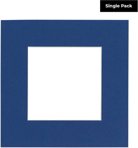CountryArtHouse White Acid Free 32x32 Square Picture Frame Mat with White Core Bevel Cut for 28x28 Pictures - Fits 32x32 Frame - Pack of 1 Matboard in Saudi Arabia