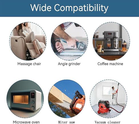 6ft cable power cord pigtral 3 prong 14awg Open Wiring End Hight SJT SJT استبدال سلك الطاقة 110V 115V 120V لـ Universal Action NEMA 5-15 Plug US SJT 14AWG (15A) (14/3) in Kuwait