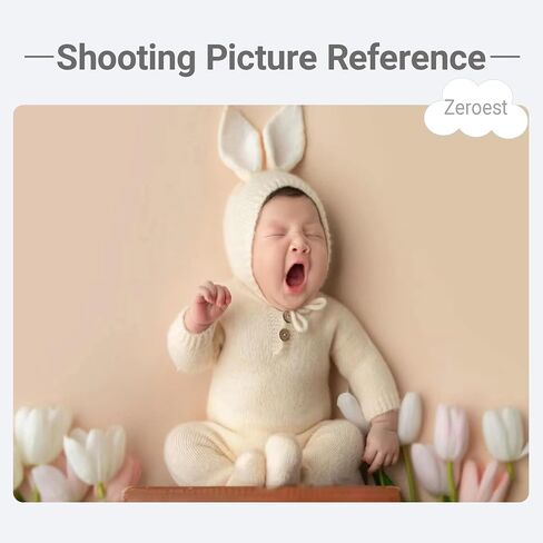 Zeroest حديثي الولادة الفصائل الفوتوغرافي الدعائم الزي أرنب صورة الدعامة زي للبنين الفتيات ، وأذان الأرانب قبعة رومبير محشو in Kuwait