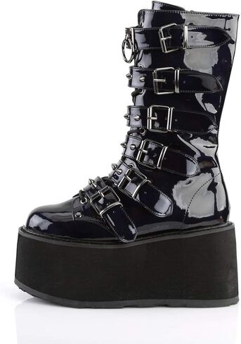 Demonia Women's Damned-225 Mid Calf Boot in Kuwait