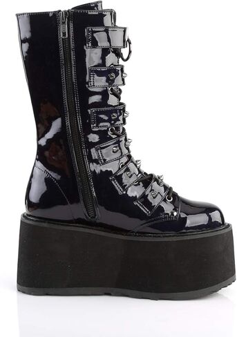 Demonia Women's Damned-225 Mid Calf Boot in Kuwait