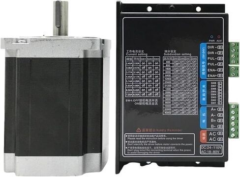 Nema34 Stepper Motor Driver Power Kit 86mm 2PH 6A 14mm Shaft 4.5/8.5/12NM Motor 400W Power Supply(Only Drive,12Nm Stepper Motor) in Saudi Arabia