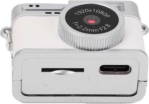 Small Digital Camera,1080P 20MP 0.96in Screen Small Keychain Video Camcorder, Digital Camera for Taking Photos Cycling Mountain Climbing (White) in Saudi Arabia