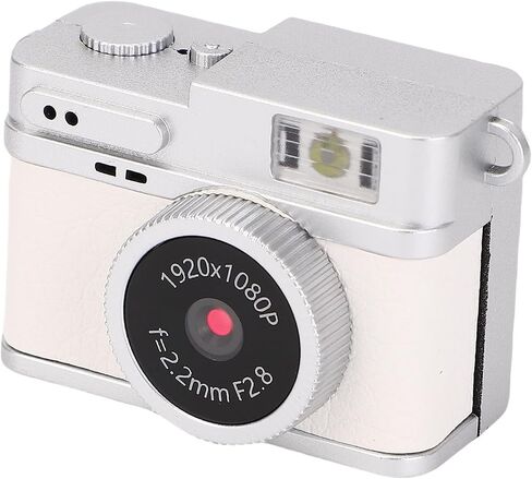 Small Digital Camera,1080P 20MP 0.96in Screen Small Keychain Video Camcorder, Digital Camera for Taking Photos Cycling Mountain Climbing (White) in Saudi Arabia