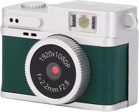 1080P Keychain Camera, 20MP Digital Camera with 0.96in Screen LED Fill Light, Small Video Camcorder for Outdoor Cycling Mountain Climbing (Green) in Kuwait
