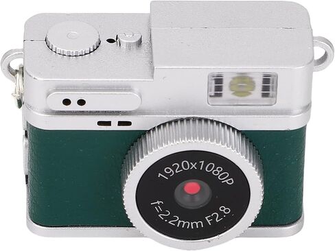 1080P Keychain Camera, 20MP Digital Camera with 0.96in Screen LED Fill Light, Small Video Camcorder for Outdoor Cycling Mountain Climbing (Green) in Kuwait