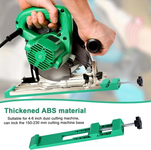 Adjustable Cutting Machine Base Guide, Circular Saw Milling Positioning Clamp Precision Wood Cutting Guide for Wood Tile Precision Cutting Tasks in Saudi Arabia