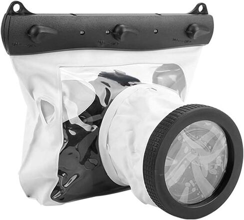 الكاميرا مقاوم للماء ، وصدمة مكافحة مكافحة ختم ، و 20 مترًا تحت الماء ، حقيبة جافة مقاومة للماء ، وحالة غطس حقيبة لكاميرات DSLR (أبيض) in Kuwait