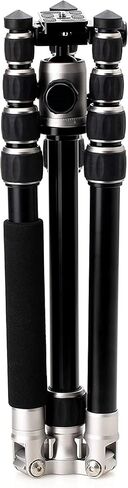 Benro Mefoto Roadtrip Travel Tripod و Ballhead و Monopod باللون الأسود ، 1 سلسلة من الألومنيوم ، 4 أقسام أرجل ، أقفال الساق الملتوية ، حالة حمل مبطنة (BMRTABLK) in Kuwait