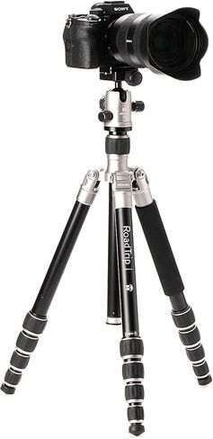 Benro Mefoto Roadtrip Travel Tripod و Ballhead و Monopod باللون الأسود ، 1 سلسلة من الألومنيوم ، 4 أقسام أرجل ، أقفال الساق الملتوية ، حالة حمل مبطنة (BMRTABLK) in Kuwait