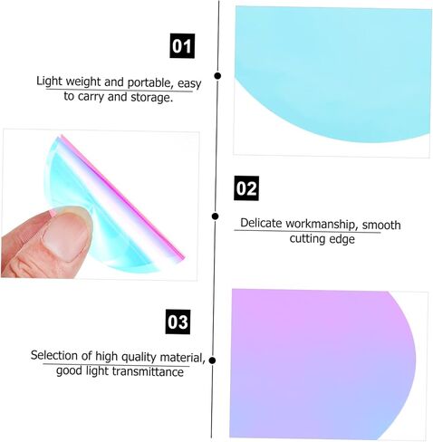 10pcs Colorful Sunset Light Film Photo Color Correction Gel Filters for LED Lights for Photography and Effects in Saudi Arabia