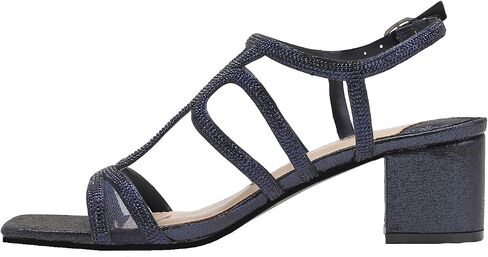 Devine Rhinestone Block Heel Dressy Sandal in Saudi Arabia
